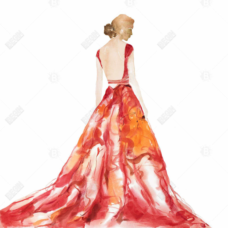 " Red Prom Dress "