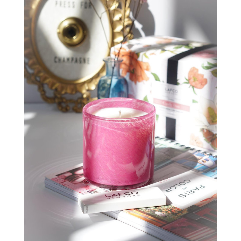 Duchess Peony Scented Jar Candle, 3" H x 3" W x 3" D