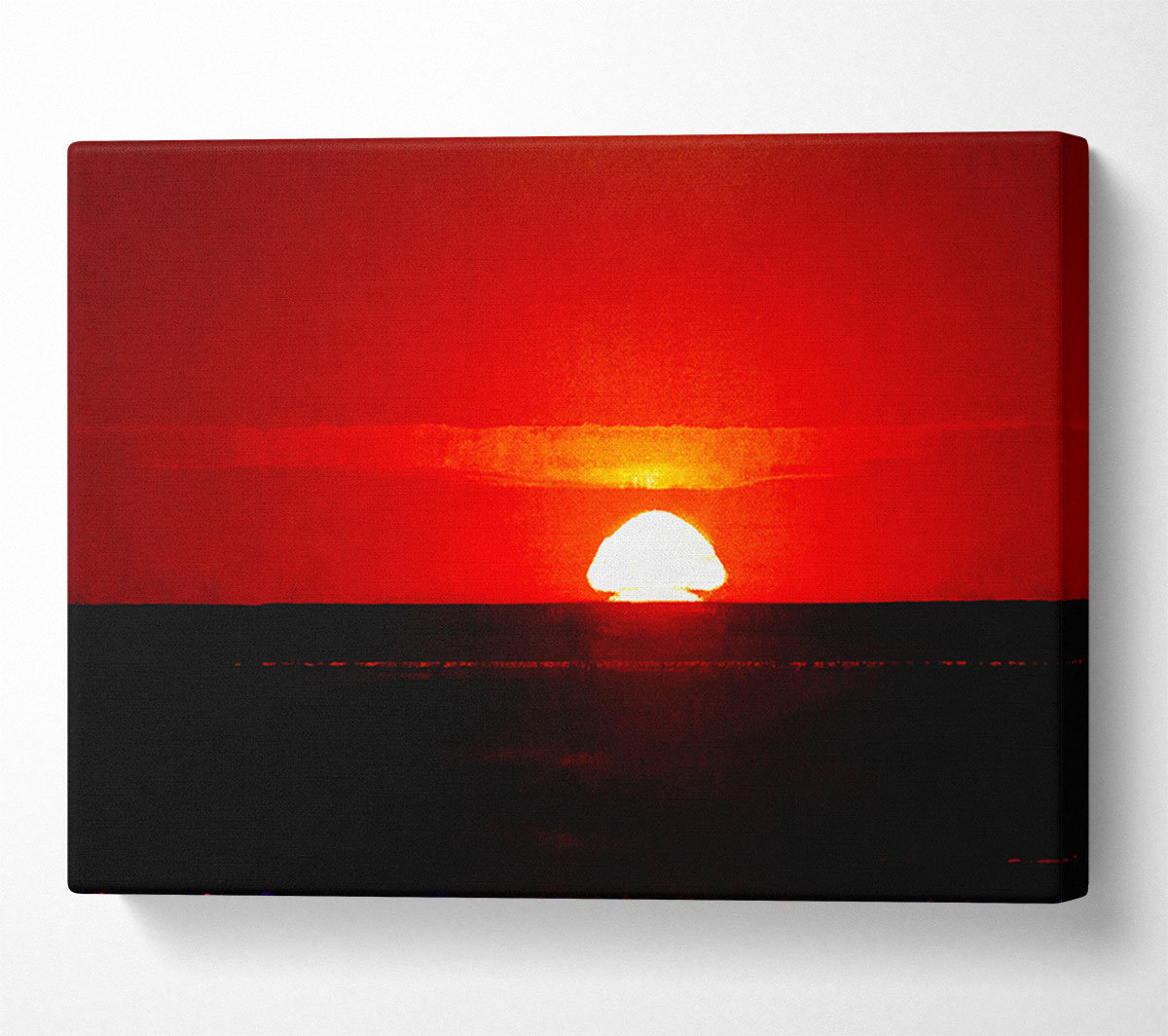 House of Hampton Red Ocean Glory - Wrapped Canvas Art Prints | Wayfair ...