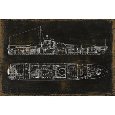Old Drawing 2 - Wrapped Canvas Print