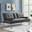 Colour 3-Seater Convertible Futon Sofa Bed-624941623