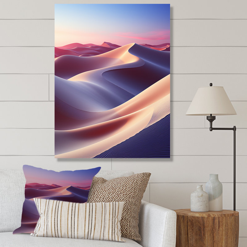 «Desert Dreams Minimalisme Étreinte V», reproduction sur toile, Toile tendue, H 40 po x l 30 po x P 1,5 po