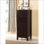 Commode compacte transitionnelle à 5 tiroirs pour petits espaces | Espresso | Bois massif