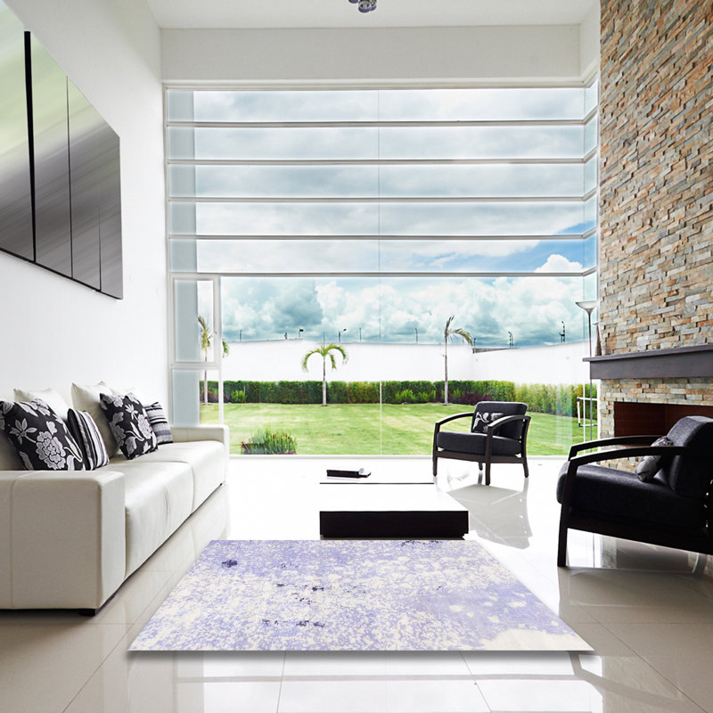 Abstract Indoor Rug, Square 8'