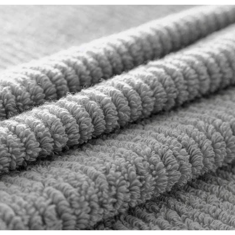 Turkish Ribbed Ribbed Bath Towel, Shore