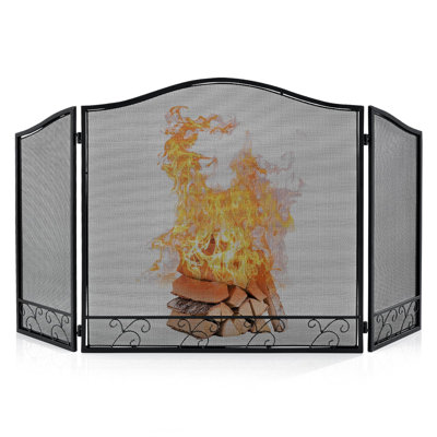 Russchell Metal Fireplace Screen