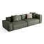 Coussin modulaire en polyester vert-1236106911