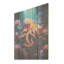 Popart Octupus Impression I - Octopus/Squid Wood Art On Natural Pine Wood-1821607502