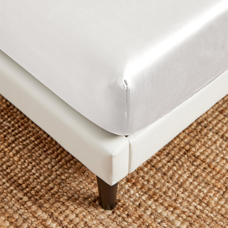 Twin Cream Bamboo Rayon Bed Sheet Set