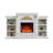 Simple European-style simulated fire electric heating fireplace