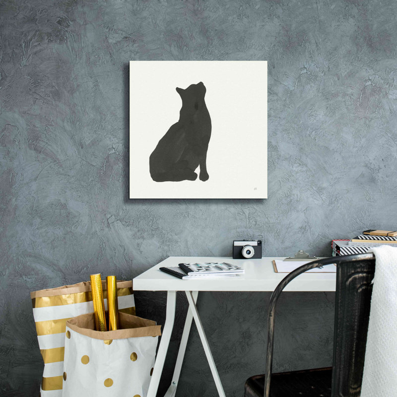«Black Cat III» par Chris Paschke, H 18 po x l 18 po x P 0,75 po