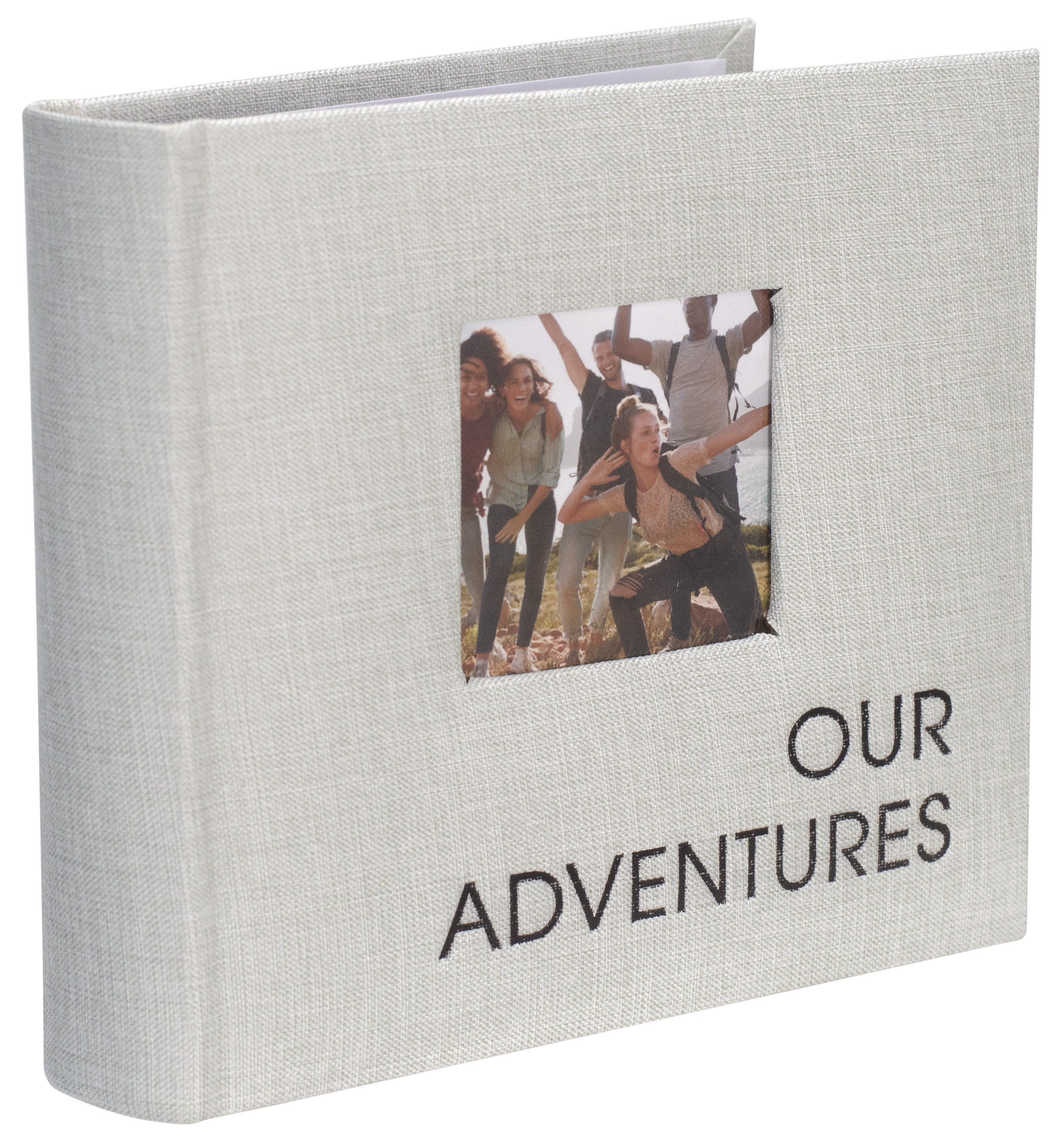 Trinx Adventure Gray Fabric Album | Wayfair