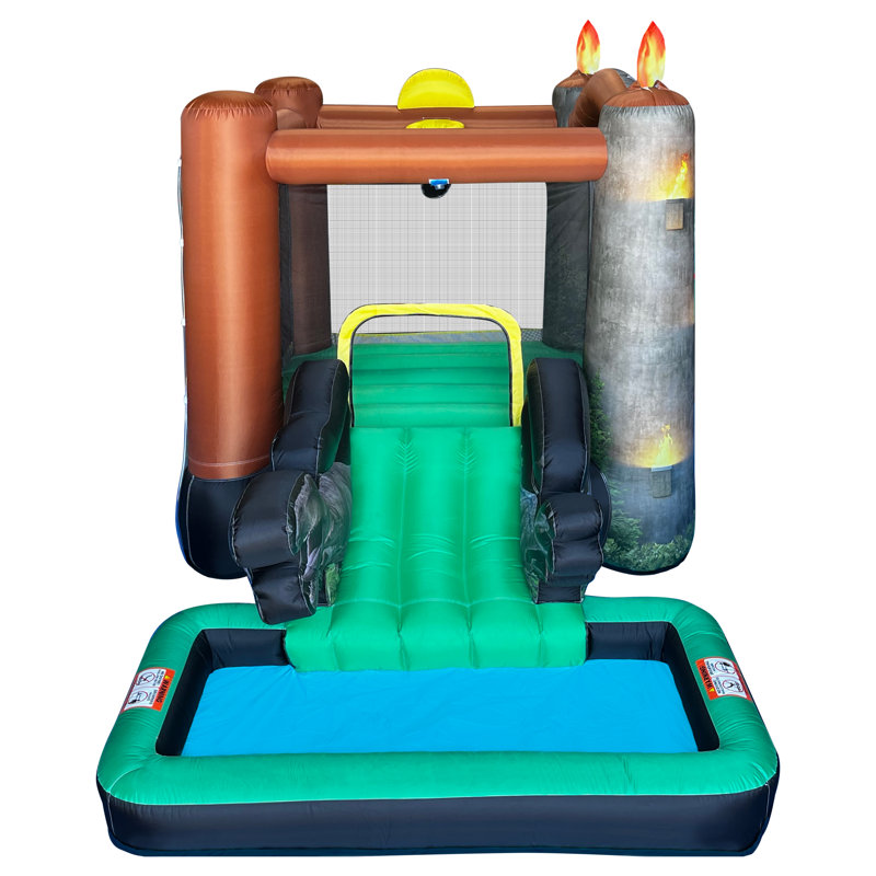 Jurassic World Inflatable Bounce House with Water Slide and Pool