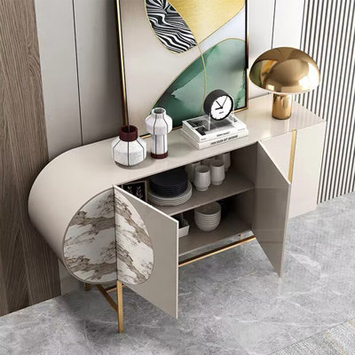 Italian-style luxury entrance cabinet