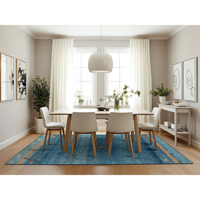 Tapis abstrait moderne 4551, Rectangle 7 pi x 10 pi