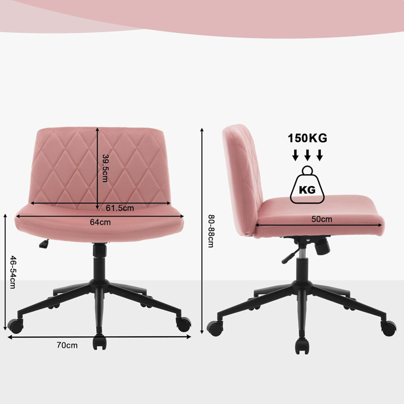 Camella Velvet Office Chair
