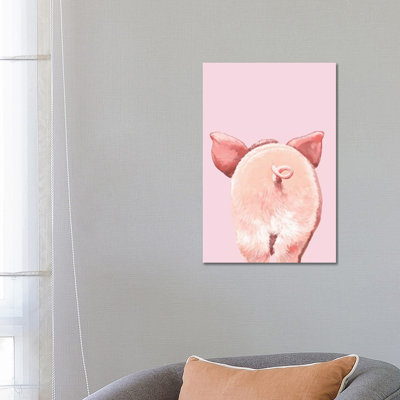 Pig Butt by Big Nose Work - Wrapped Canvas Gallery-Wrapped Canvas Giclée