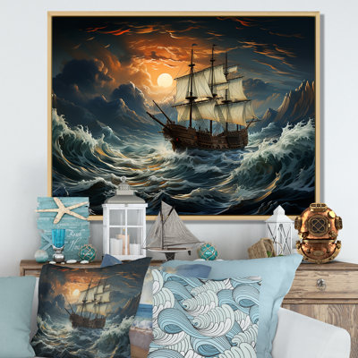 «Pirate Ship Legacy II», art mural pirate