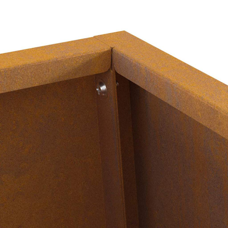 Modern Outdoor Fire Pit, Brown