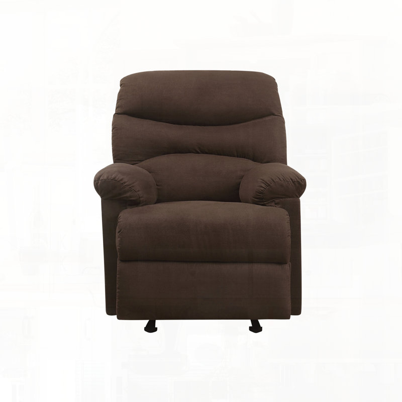 Fauteuil inclinable en microfibre, Chocolat
