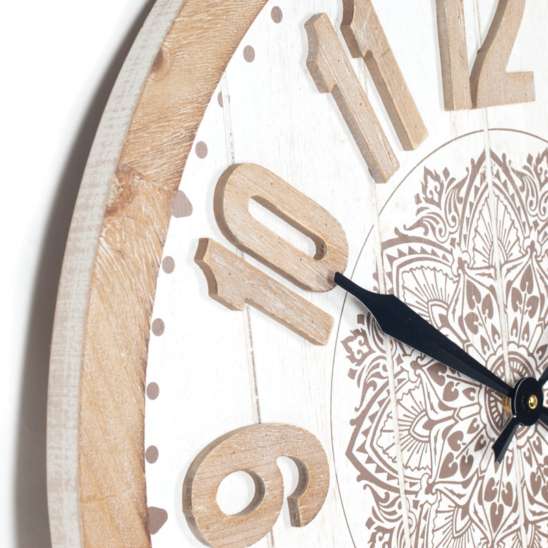 Craton Solid Wood Wall Clock
