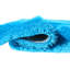 Tapis bleu uni plume ciselé à la main-1961408658
