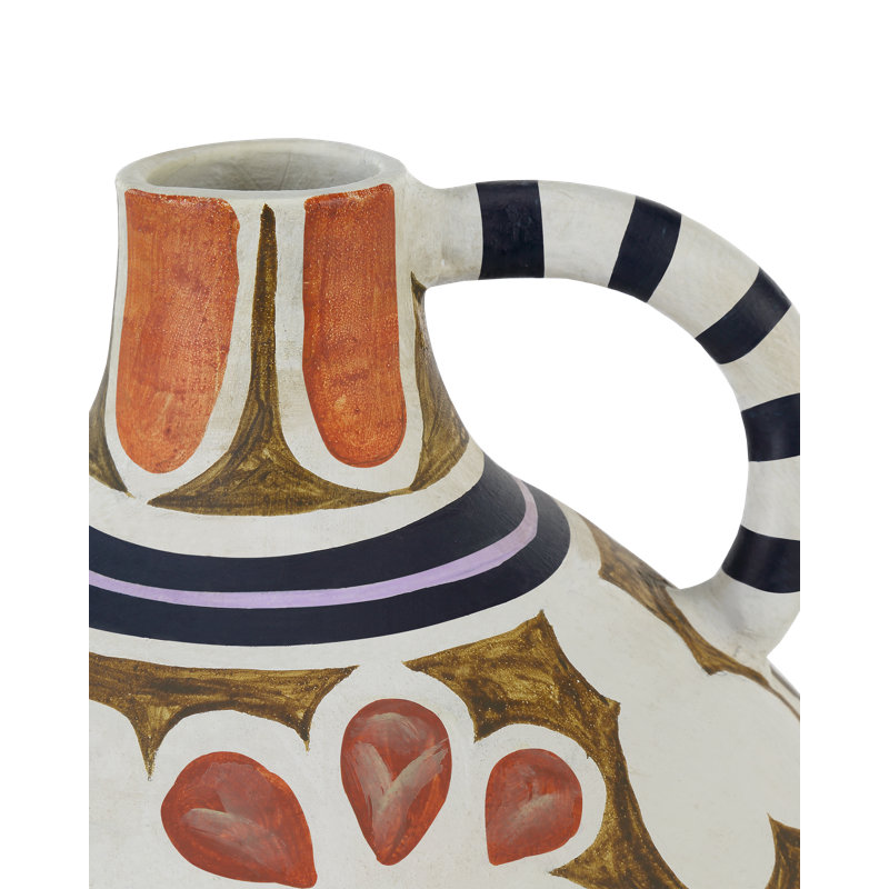 Hamsa Handcrafted Terracotta Table Vase