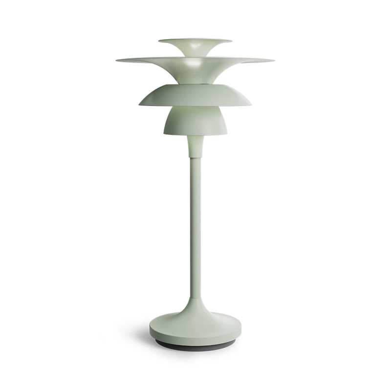 Picasso Metal Novelty Lamp, Soft Sage