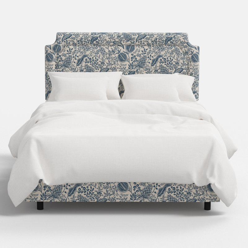 Hampton Bed In Pomegranate Blue, King, Pomegranate Blue