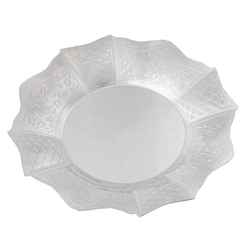 Ensemble de 80 tasses et assiettes de kiddouch éco-résistantes en argent Ecoqualité, 5