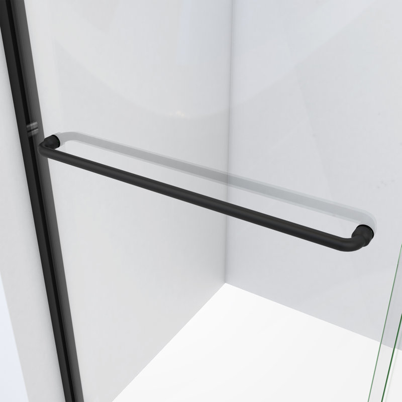 Porte de douche demi-cadre sans contour E 56 "x H 70,5" Ese, Left Opening