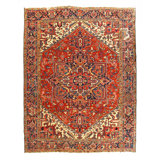 Persian Antique Serapi 8'8'' X 11'4''