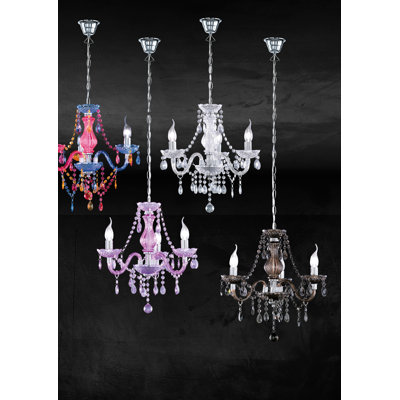 Gilkey 3 - Light Candle Style Chandelier