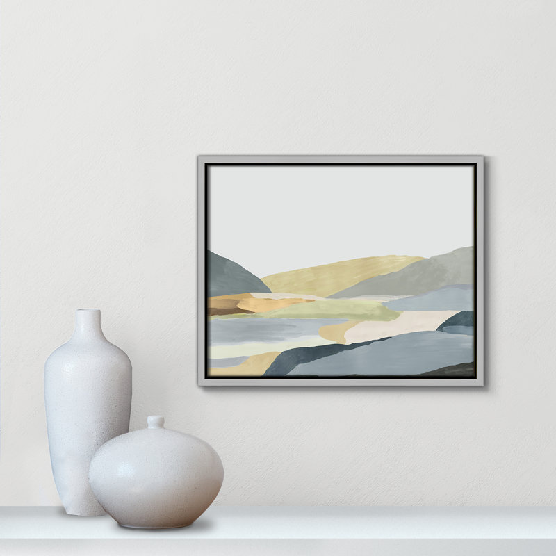 Blair Warm Hills II - reproduction d'art sur toile, Toile argentée, H 12,5 po x l 15,5 po x P 2 po