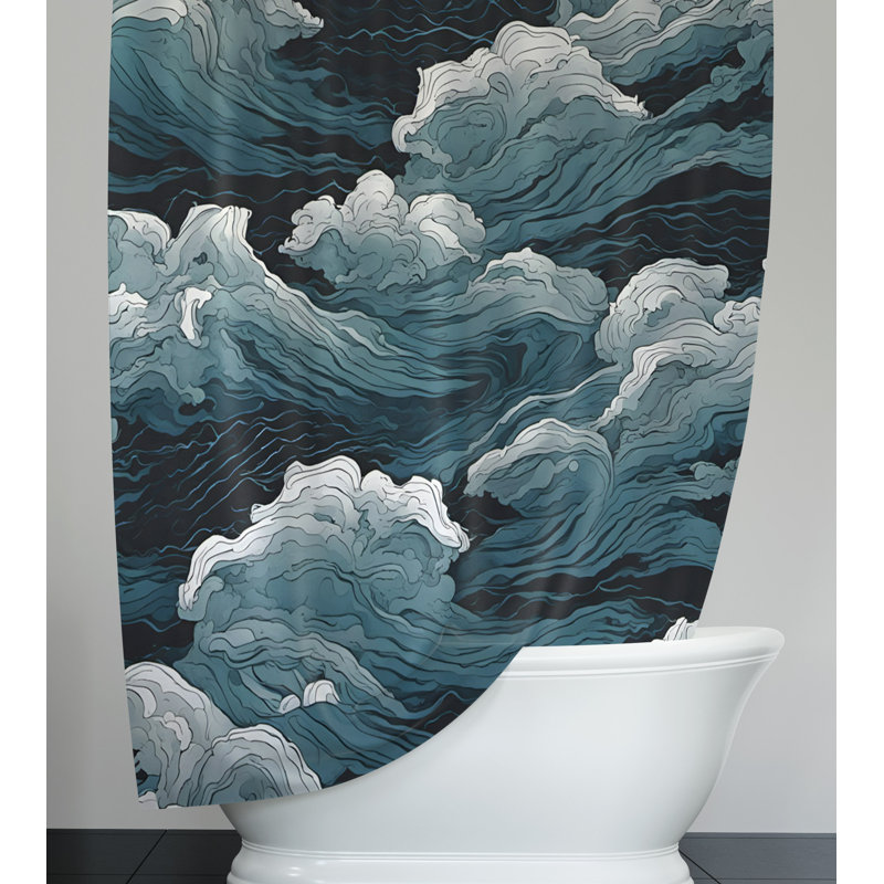 Rideau de douche Magers, H 72 po x l 70 po