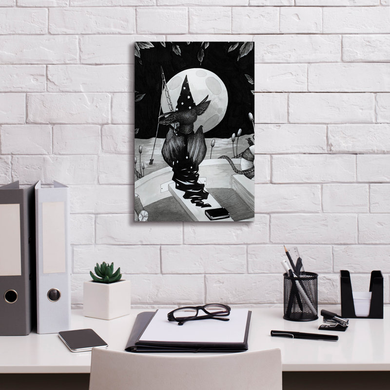«Constant As The Moon» par Avery Multe, H 18 po x l 12 po x P 0,75 po