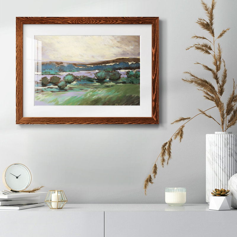 Plancher ensoleillé ensoleillé - seul cadre imprimé, H 28 po x l 42 po x P 1,5 po, Érable