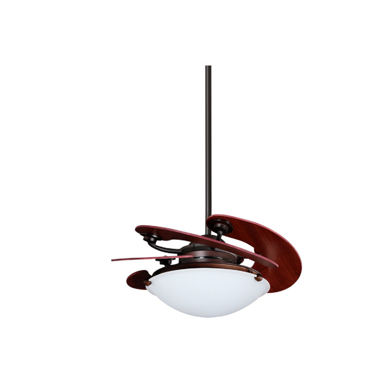 Watlington 46'' Ceiling Fan with LED Lights, Roman Bronze