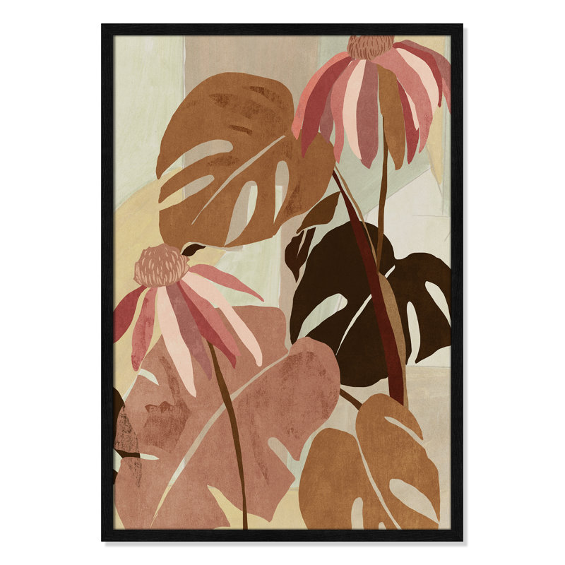 Picture Frame Painting, 25.5" W x 35.5" H, Black Wood Grain