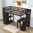 Giacamo Twin 6 Drawer Loft Bed with Built-in-Desk by Harriet Bee-300288247