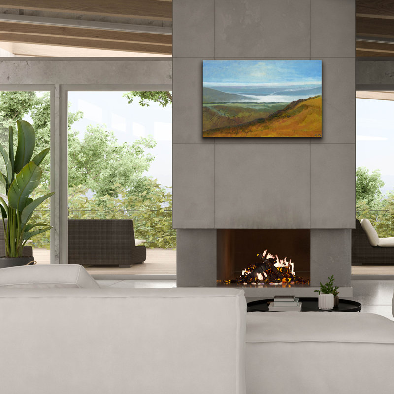 «So Hot You Can See The Fog» par Dita Jacobovitz, art mural sur toile, 40 po x 26 po, H 26 po x l 40 po