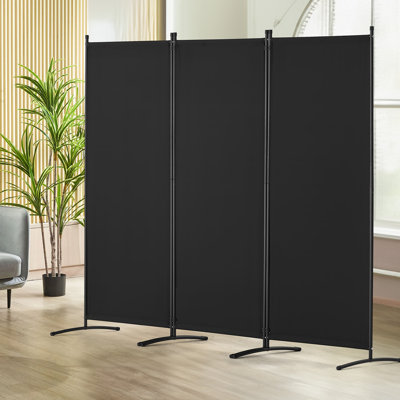 Room Divider, 89.8x72.4inch Room Dividers and Folding Privacy Screens 3-Panel, Fabric Partition Room Dividers for Office, Bedroom, Dining Room, Study, Freestanding
