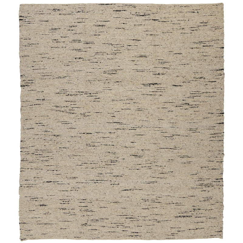 Plainweave Hand Knotted Wool No Pattern And Not Solid Color Area Rug, Rectangle 2' x 3'