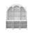 63" W Kitchen Pantry With Arched Huttch-120283605