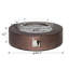 Koby Round Concrete Propane Smokeless Fire Pit Table-1681409700