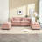Zuri Upholstered 2-Seater Sectional Sofa with Ottomans-796484355
