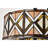 Cancha Marble And Ivory Tiffany Glass Lighted Ceiling Fan W Remote