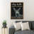 Donkey On Black Background - Have A Seat - 1 Piece Rectangle Graphic Art Print On Wrapped Canvas-290919601