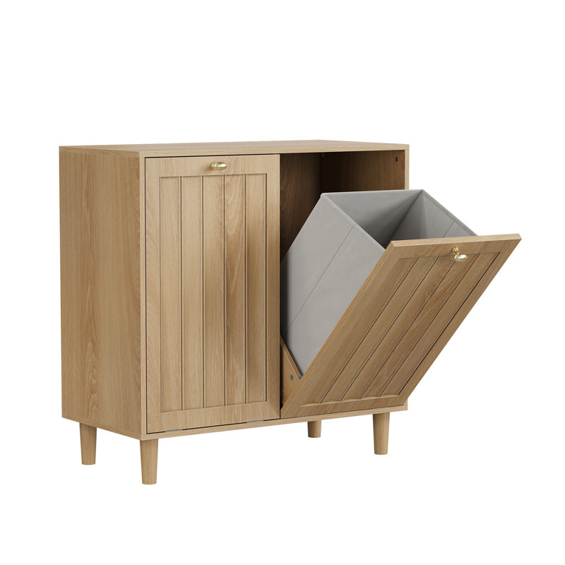 Sloping Laundry Basket With Removable Inner Basket