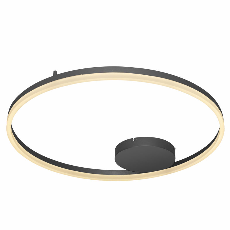 LED Flush Mount, Black